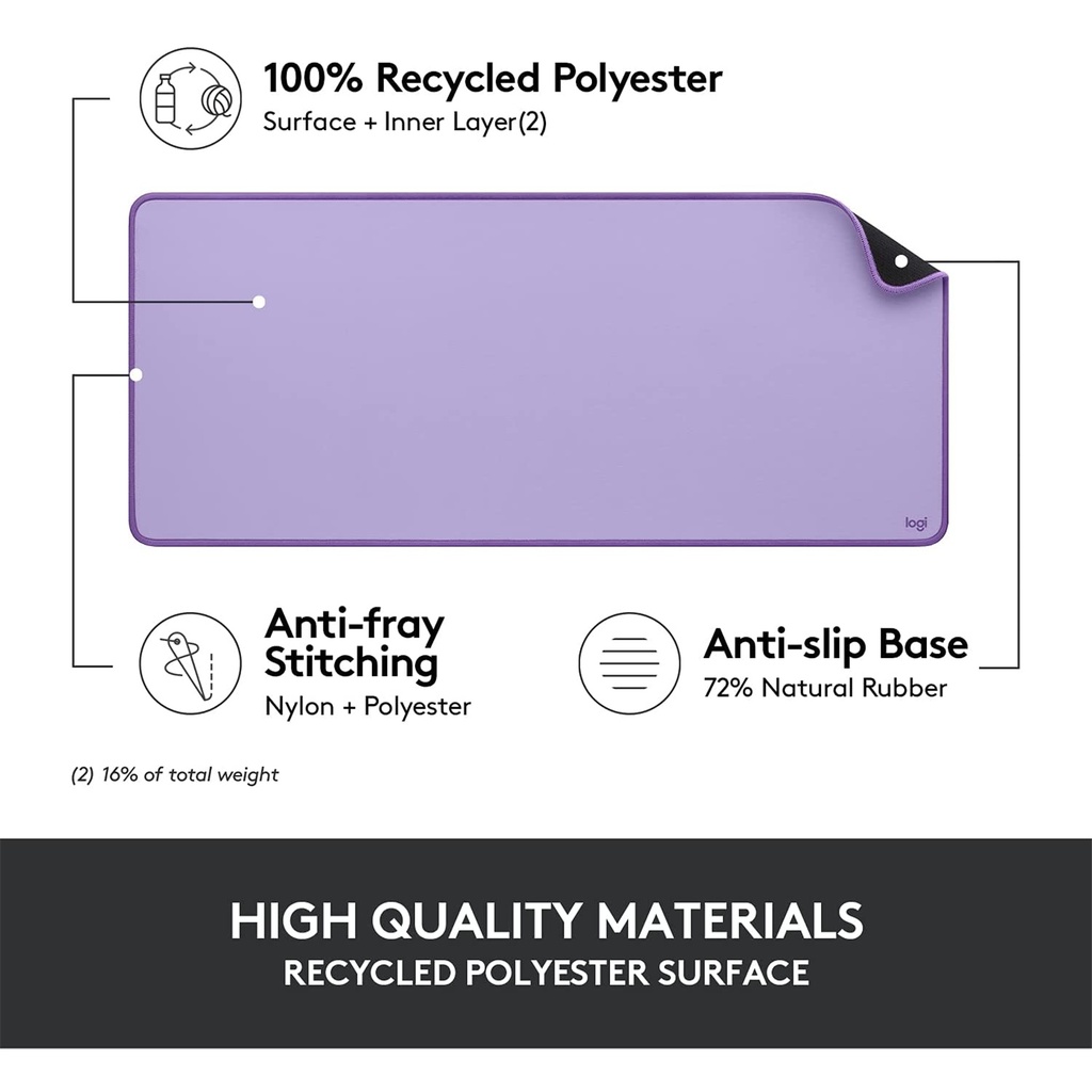 Logitech POP Desk Mat / Mousepad - Lavender