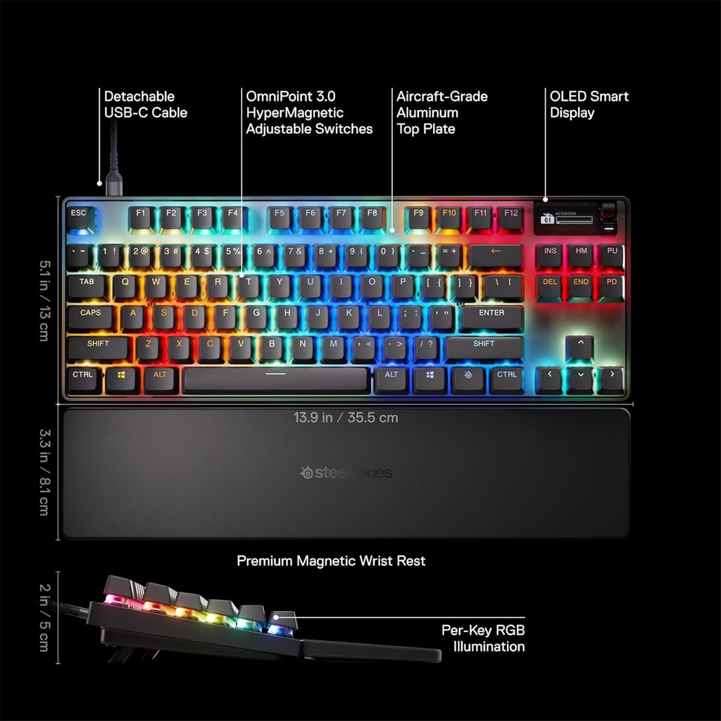 SteelSeries Apex Pro TKL (GEN 3) Gaming Keyboard