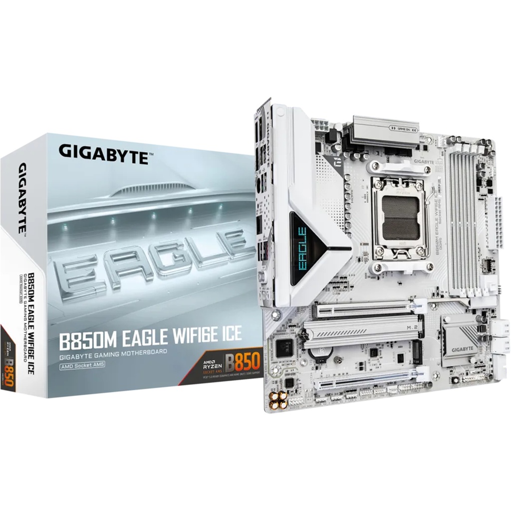 Gigabyte B850M EAGLE WIFI6E ICE MATX Motherboard AMD Socket AM5