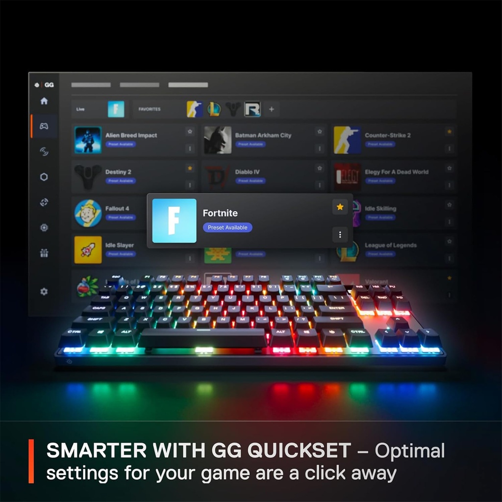 SteelSeries Apex Pro TKL (GEN 3) Gaming Keyboard