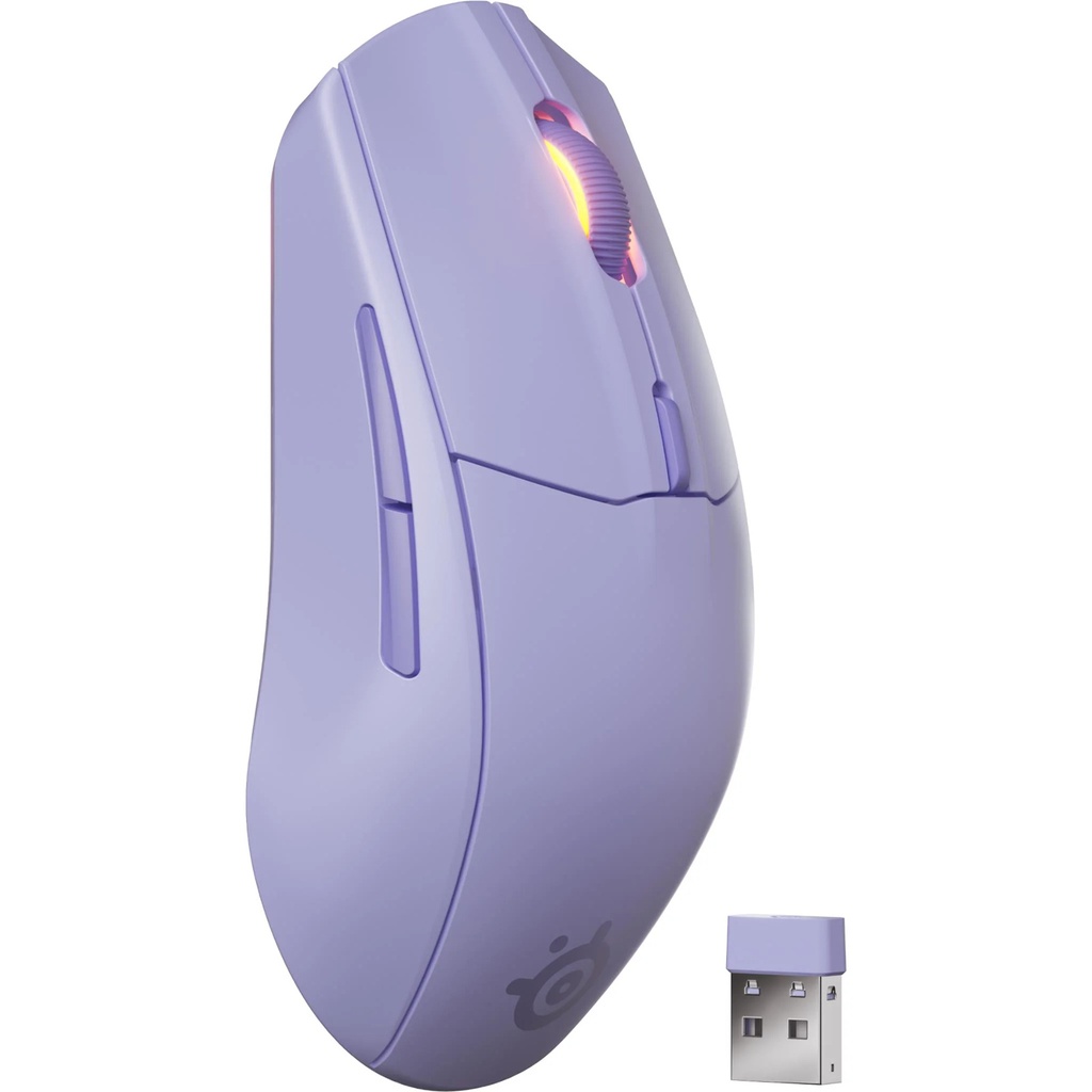 Steelseries Rival 3 Gen 2 Wireless Optical Gaming Mouse - Lavender
