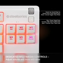 SteelSeries Apex 3 TKL Gaming Keyboard - White (US)