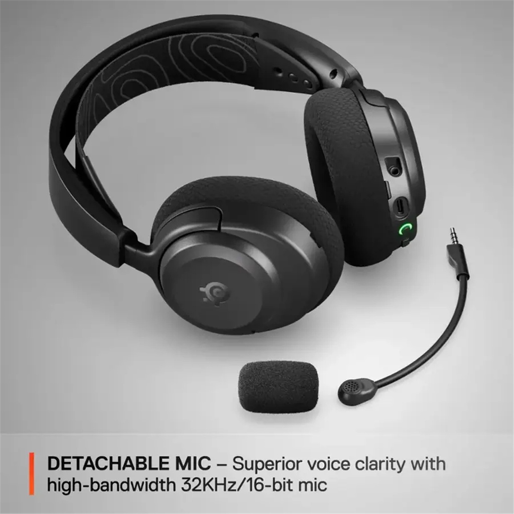 SteelSeries Arctis Nova 3PW Black Wireless Headset
