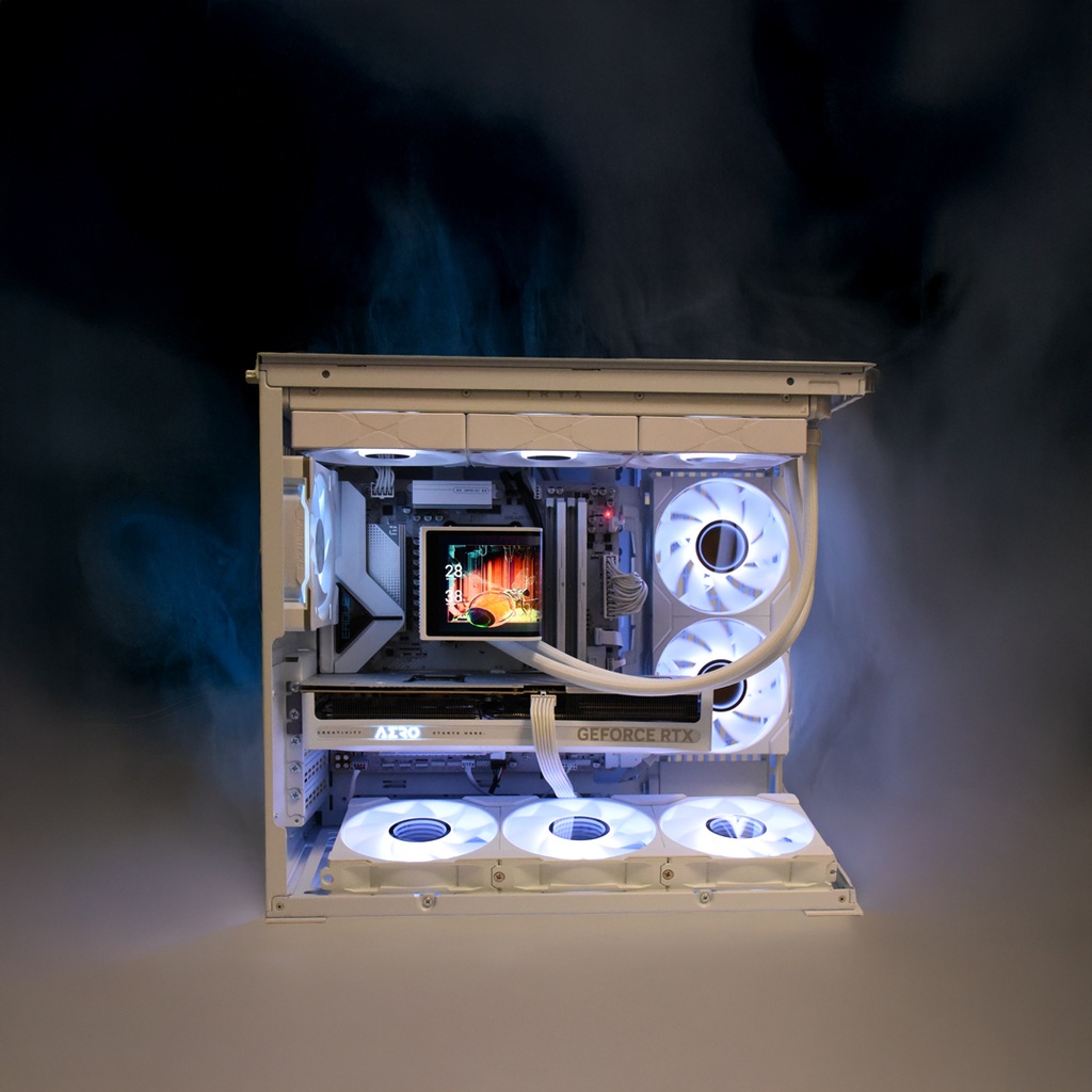 VRCPC | Glacier Surge | Ryzen7 9800X3D | RTX 5080 16GB | 32GB DDR5-6000 | 2TB NVMe SSD | 3-Year Warranty