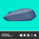 Logitech M171 Wireless Mouse - Blue Grey