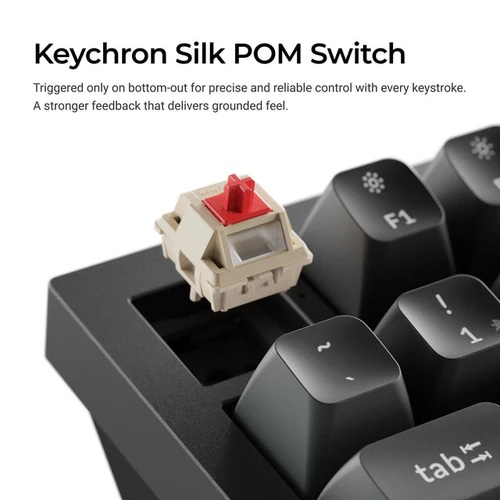 Keychron Q3 Ultra 8K Wireless Black Silk POM Switch BANANA Custom Mechanical Keyboard