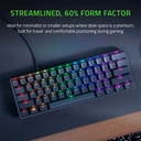 RAZER HUNTSMAN MINI - 60% OPTICAL GAMING KEYBOARD (LINEAR RED SWITCH)