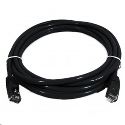 Cat 6a UTP Ethernet Cable, Snagless  - Black 1M