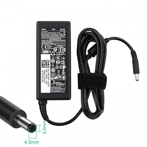 Original Dell PA-12 19.5V 3.34A, 65W 4.5mm×3.0mm Power Adapter.