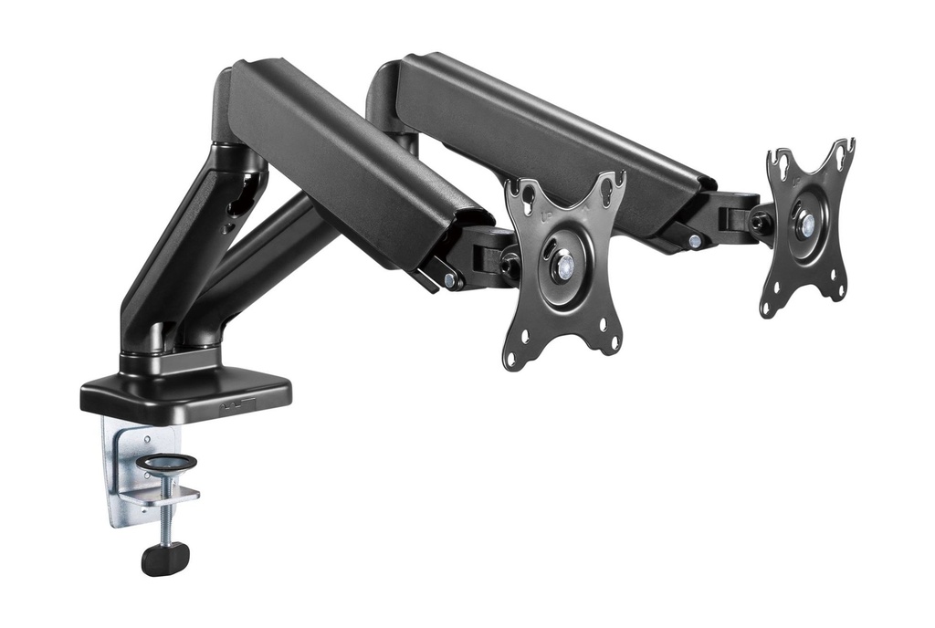 BRATECK Elegant Dual 17"-32" Counter Balance Monitor Desk Mount LDT46-C024