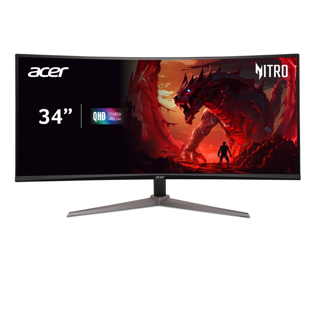 ACER Nitro ED340CU 34" Curved Ultra Wide QHD 100Hz VA Monitor
