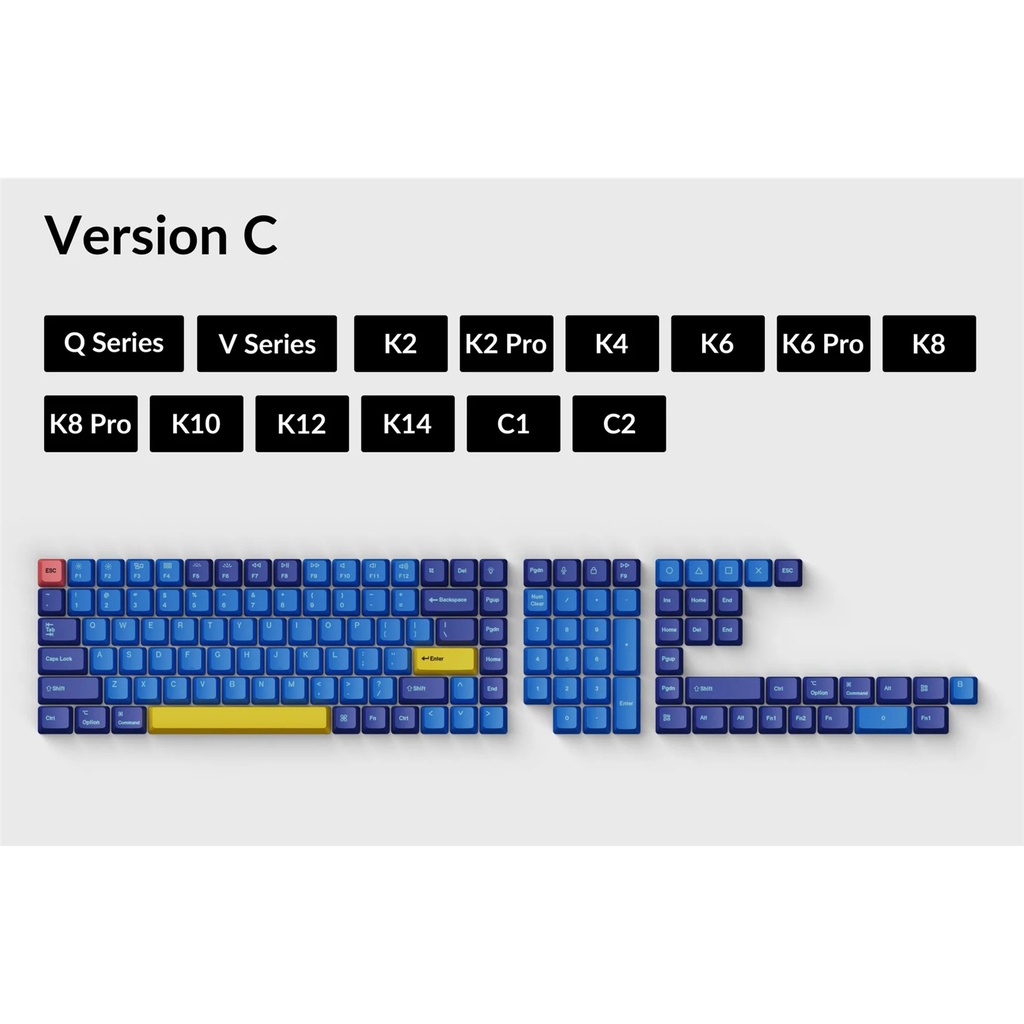Keychron OEM Dye-Sub PBT Keycap Set - Beach Full Set