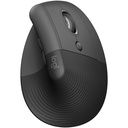 Logitech Lift Ergonomic Wireless Mouse - Graphite