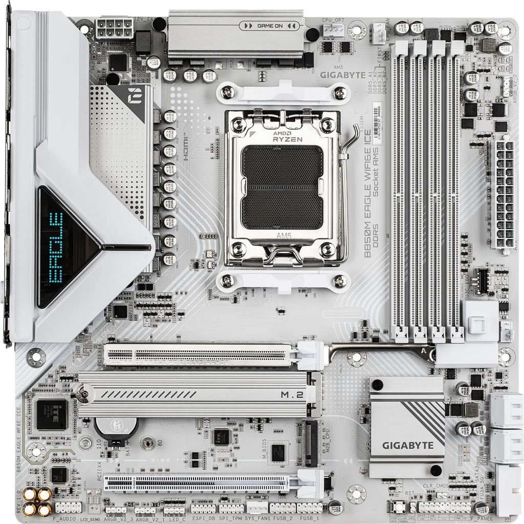 Gigabyte B850M EAGLE WIFI6E ICE MATX Motherboard AMD Socket AM5