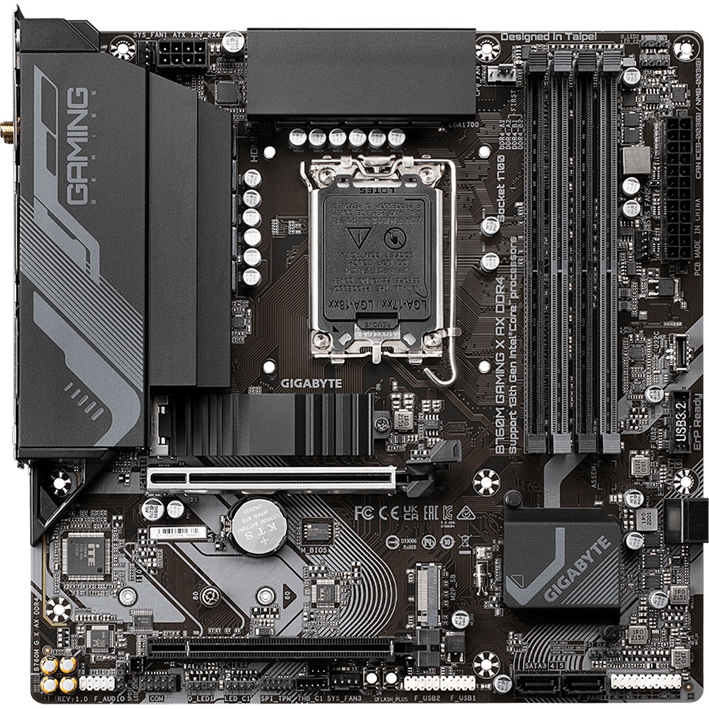 Gigabyte B760M Gaming X AX DDR4 Gaming Motherboard