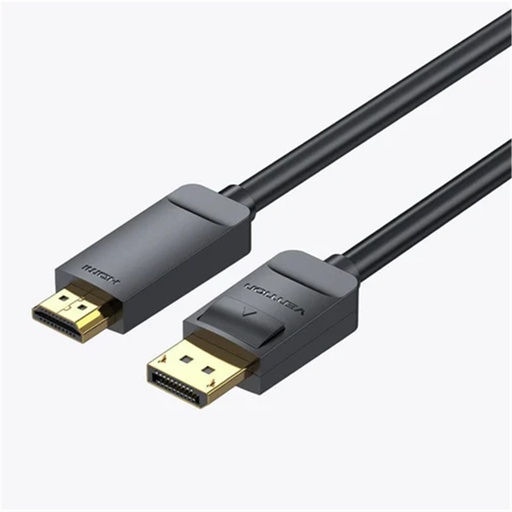 [VEN-HAGBH] Vention 4K DisplayPort to HDMI Cable 2M Black