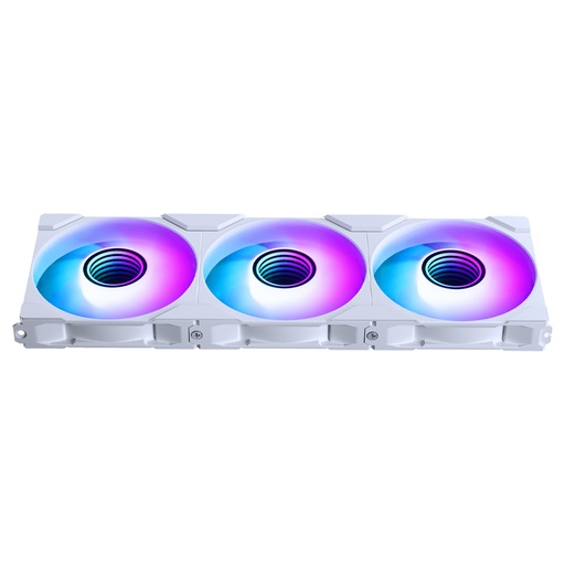 [PH-F120M25R_G2_DWT01_3P] Phanteks M25 G2 120mm PWM ARGB Fan, Reverse, White, 3 Pack