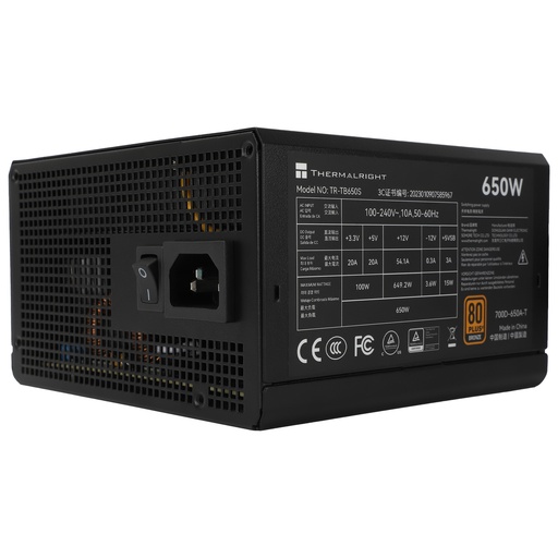 [THR16414] Thermalright TR-TB650S 650W 80+ Bronze NON modular PSU