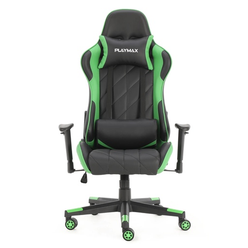 [PEGCGRB] Playmax Elite Gaming Chair - Green And Black