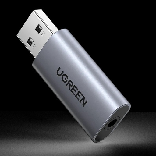 UGREEN USB to Audio Jack USB External Sound Card 3.5mm Audio Adapter